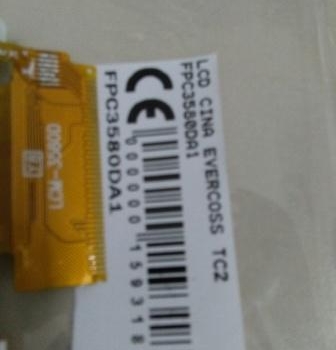 LCD EVERCOSS TC2 FPC3580DA1