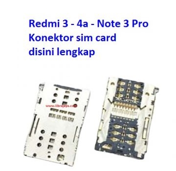 Jual Konektor sim Redmi 3
