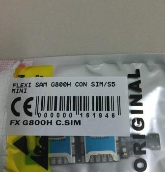 FLEXIBEL SAMSUNG G800H KONEKTOR SIM-S5 MINI