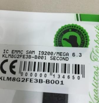 IC EMMC SAMSUNG I9200 KLM8G2FE3B-B001