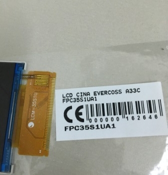 LCD EVERCOSS A33C FPC35S1UA1