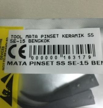 MATA PINSET KERAMIK SS SE-15 BENGKOK