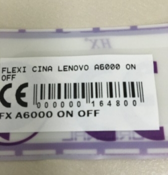 FLEXIBEL LENOVO A6000 ON OFF