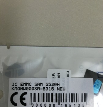 IC EMMC SAM G530H KMQNW000SM-B316 SECOND