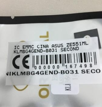 IC EMMC ASUS ZE551ML KLMBG4GEND-B031