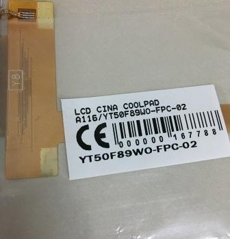 LCD COOLPAD A116 YT50F89WO-FPC-02