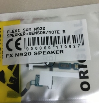 FLEXIBEL SAMSUNG N920 SPEAKER SENSOR-NOTE 5