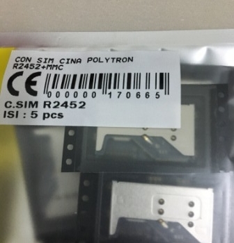 KONEKTOR SIM POLYTRON R2452 MMC