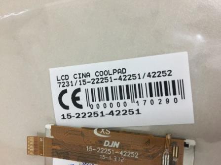 LCD COOLPAD 7231 15-22251-4225142252