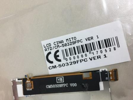 LCD MITO A72 CM-50329FPC VER 1