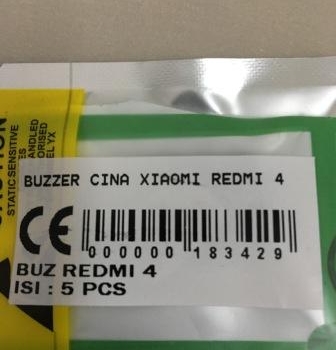 BUZZER XIAOMI REDMI 4