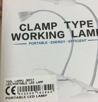 Jual Lampu Jepit led portable led lamp