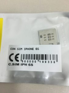 KONEKTOR SIM IPHONE 6S Sim Connector Konektor Simcard Spare Part Grosir Sparepart hp