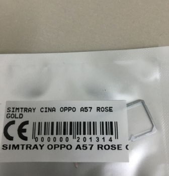 SIMTRAY OPPO A57 ROSE GOLD