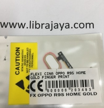 Flexibel Oppo R9S Home Gold Finger Print
