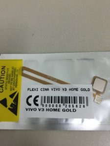 Flexibel Vivo V3 Home Gold