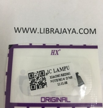 IC LAMPU XIAOMI REDMI NOTE MI4 D74B