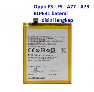 Jual Baterai Oppo F3 Blp603