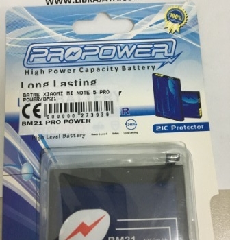 Batre Xiaomi Mi Note 5 Pro Power-Bm21