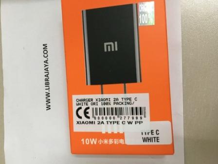 Charger Xiaomi 2A Type C White Ori 100% Packing