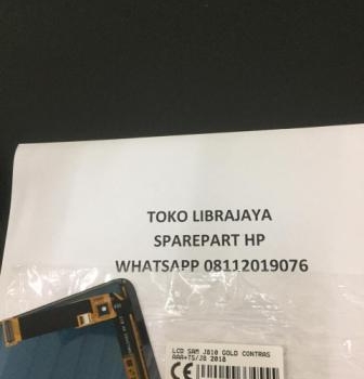 LCD SAMSUNG J810 GOLD CONTRAS-SAMSUNG J8 2018