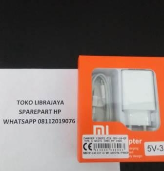 CHARGER XIAOMI MI9 MDY-10-EF TYPE C WHITE 100% PP INDO