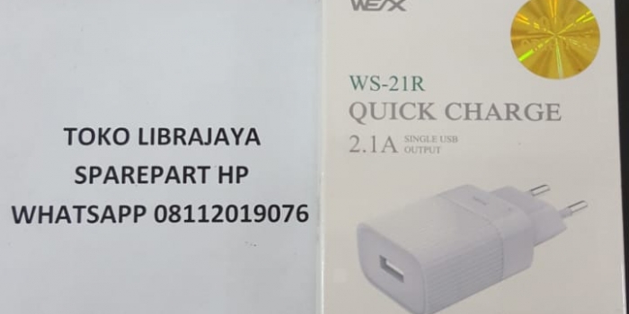 Adaptor Charger Ws-21R Quick Charge 2.1A Wex