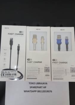 Kabel Data X027 Fast Charge 3A Micro Black Wex