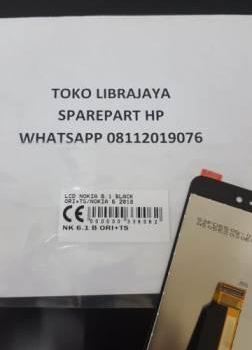 Lcd Nokia 6.1 Black Ori-Touchscreen-Nokia 6 2018