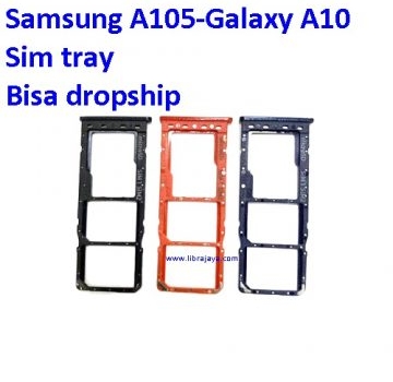 Sim tray Samsung A105F Black murah