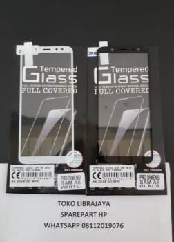 Tempered Glass Sam A6 2018 5D White Pro Dimensi