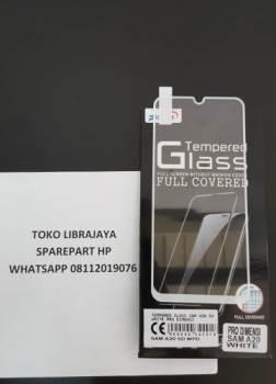 Tempered Glass Samsung A20 5D White Pro Dimensi