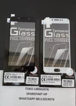 Tempered Glass Vivo Y67 5D Black Pro Dimensi