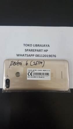 Tutup Batre Xiaomi Redmi 6 2 Sim Gold