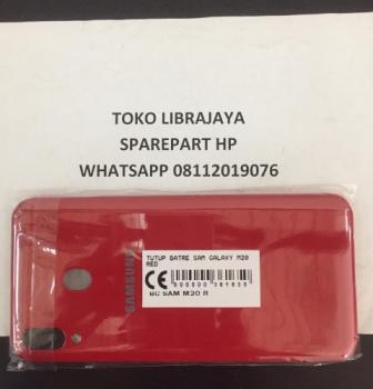 Tutup Batre Sam Galaxy M20 Red
