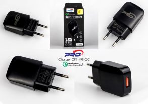 BATOK CHARGER CP1-499 BLACK PRO-3.0A 1USB-FAST