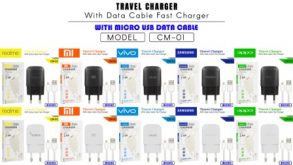 CHARGER CM-01 REALME MICRO BLACK-2.4A 1USB-FAST