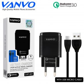 CHARGER CVP1-801 MICRO WHITE VANVO 1USB