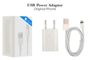CHARGER IPHONE 5G WHITE ORI 99% PP-KABEL DATA-IPHONE 6