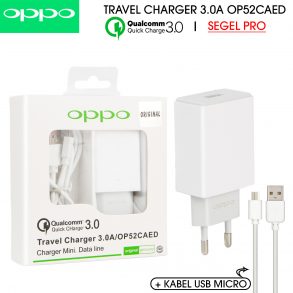 CHARGER OPPO MICRO WHITE ORI 99% PACK-OP52CAED