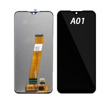 LCD SAMSUNG A015F BLACK-TS-GALAXY A01