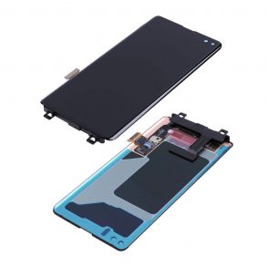 LCD SAMSUNG S10 PLUS BLACK ORI-TS-FRAME