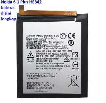Jual Baterai Nokia 6.1 Plus murah