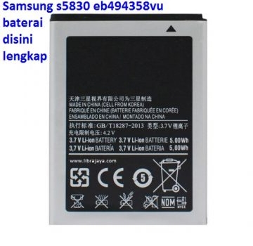 Jual Baterai Samsung S5830 murah