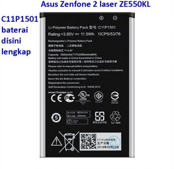 Jual Baterai Zenfone 2 Laser ZE550KL