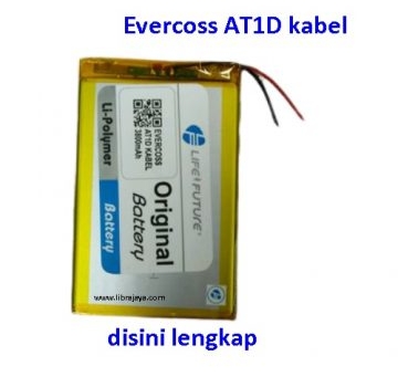 Jual Baterai Evercoss AT1D kabel