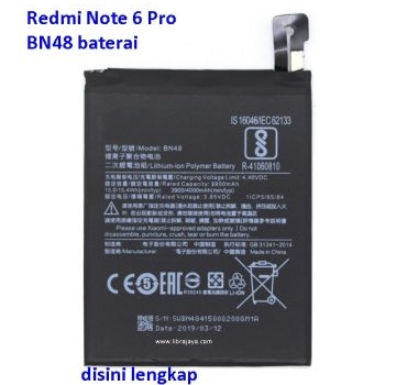 Jual Baterai Redmi Note 6 Pro
