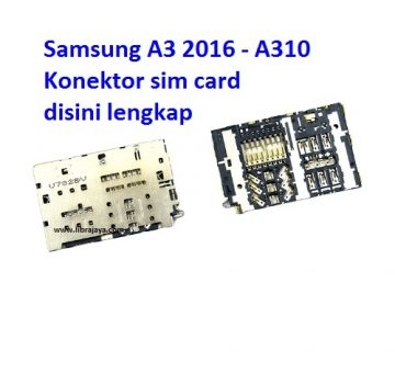 Jual Konektor sim card Samsung A3 2016