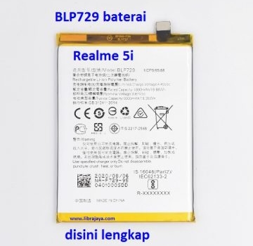 Jual Baterai Realme 5 BLP729