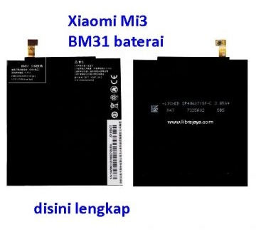 Jual Baterai Xiaomi Mi3 BM31